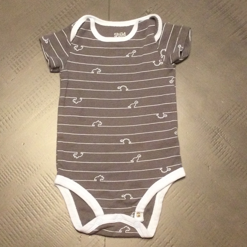 Carter’s Short Sleeve Onesie w/ Overlap Shoulder